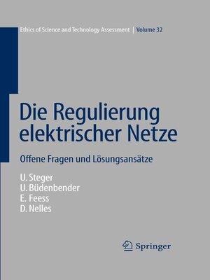 cover image of Die Regulierung elektrischer Netze